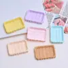 Nuevo Plato de Galletas de Dibujos Animados Juguete de Comida Accesorios para Joyería Hechos a Mano DIY Accesorios Pequeños de Resina de Pegamento de Crema Material al por Mayor
