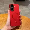 Adecuado para la funda del teléfono vivo IQOO 15u, con acabado metálico, adsorción magnética, botones metálicos X300P y carcasa dura anti-caídas corrugada S60