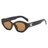 Gafas de sol poligonales ojo de gato para mujer Estilo nuevo chica picante irregulares ins alto sentido de calidad cara simple buscando gafas de sol pequeñas moda