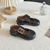Zapatos de Cuero para Niños, Zapatos de Princesa Suaves para Bebés, Zapatos de Una Sola Pieza para Niñas, Nuevo Estilo Primavera y Otoño 2025 para Niñas Pequeñas