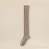 Calcetines hasta la rodilla para mujer, calcetines de algodón rizado, estilo universitario de otoño e invierno, calcetines hasta el muslo con forro de felpa tipo toalla, con forro de felpa y engrosados