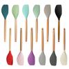 12 peças de utensílios de cozinha de silicone antiaderente panela de silicone pá espátula de silicone de grau alimentício doméstico colher de sopa terno em estoque atacado