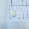 Cabeza de Conejo Linda Miffy Resina Manicura Accesorios Hechos a Mano Pegamento Crema Pasador DIY Accesorios para el Cabello Funda para Teléfono Móvil Zapatos con Agujeros