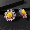 Brincos de Flores de Grama Rafi Cruzados Europeus e Americanos 925 Argola de Prata de Alta Qualidade Brincos Estilo Boêmio para Viagem Pat Joias