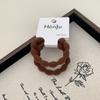 2 Pack Base All-match Beans Rubber Band Rabo de Cavalo Corda de Cabelo Alta Elástica Faixa de Cabelo Faixa de Cabelo Acessórios para o Cabelo Headband