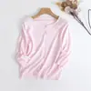 M Transfronterizo Estilo Europeo y Americano 2026 Nuevo de Moda Elegante Amazon para Mujer al por Mayor Color Sólido Cuello Barco Cardigan de Punto