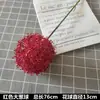 Arte Floral para Casamento Flor Vermelha Material de Fundo Decoração Ikebana Rosa Eucalipto Arranjo para Sala de Estar Interna