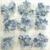 Estilo Ins Quente do Ebay Cabeça de Flor Artificial Multi-estilo Azul Grampo de Cabelo Flor Acessórios de Flor de Seda Decorativos para Roupa Chapéu