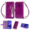 Adecuado para Huawei Mate30 Moda Brillo Cremallera Bolso Billetera Funda para Teléfono Móvil Mate20 Lite Funda Protectora