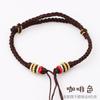 Pulsera tejida de ocho hilos DIY usar cuentas de la suerte hebilla de seguridad productos semiacabados pulsera no tejida año de nacimiento moda nacional cuerda roja venta al por mayor