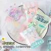 Bolsa de hielo de toc-toc, bolsa de hielo reutilizable para el verano, bolsa de hielo portátil para viajes, bolsa de hielo para exteriores, bolsa de hielo refrigerante con tema de dibujos animados