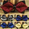 Novo em estoque gravata borboleta masculina multicolorida de poliéster para casamento casual de negócios Shengzhou fabricantes atacado de longo prazo