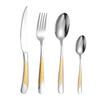 Conjunto de Talheres de Aço Inoxidável Transfronteiriço Atacado Bife Comida Ocidental Faca, Garfo e Colher Talheres Domésticos Colher Garfo Colher Elegante