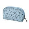 Bolsa de Cosméticos Estilo Caliente de Comercio Exterior para Mujer, Portátil, Sencilla, Bolso de Mano de Moda, Gran Capacidad, Resistente a Salpicaduras, Lavable al Agua, Bolsa Semicircular
