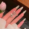 Brincos Borboleta com Recortes de Zircônia Brilhante para Primavera para Mulheres, High-End, Luxo Acessível, Brincos Elegantes e Atmosféricos, Brincos Únicos, Requintados e Bonitos