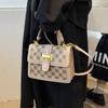 Bolso de Mano de Diseño Nicho Bolso para Mujer 2023 Bolsos Nuevos Moda Viajero Bolso Cuadrado Pequeño de Alta Gama Versátil Bolso Cruzado