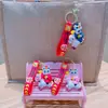 Ano Novo Estilo Chinês Ano do Cavalo Dança do Leão Panda Chaveiro Boneca Pingente Chaveiro de Carro Decoração de Bolsa Presente Atacado