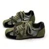 Diseño retro de bloques de color, zapatillas de entrenamiento alemanas estilo ballet para mujer, nueva colección otoño 2026, zapatos deportivos y casuales de tiras cruzadas, modernos y versátiles