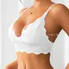 Atacado de fábrica para explosões transfronteiriças europeias e americanas reuniram sutiã sexy com alça de renda francesa anti-queda
