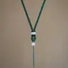Cordón de Cadena para Cuello Tejido a Mano para Colgante de Paz, Colgante de Jade, Ámbar y Colgante de Jadeíta, Adecuado para Hombres y Mujeres