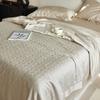Colcha de Verano de Jacquard Tencel Lanjing Austriaco de Lujo Ligero Clase A Juego de Cuatro Piezas Colcha Delgada de Seda de Hielo de Verano para Aire Acondicionado