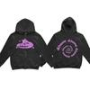 Sudadera oscura europea y americana 2024 Sudadera con capucha gótica para pareja Harajuku Talla grande Sudadera con cremallera