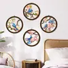 Mz1107-1116 Estilo Boho Transfronterizo Estilo Bohemio Decoración de Muebles de Madera Material de Madera Pegatinas de Pared