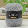 Ovillo de Hilo de Mohair Suli Alpaca 25g Grosor Medio Pelo Largo para Tejer a Mano Gorros y Bufandas, Comercio Exterior