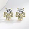 Pendientes de Zirconia para Mujer Estilo Europeo y Americano Pendientes de Diamante Exportación Exportación Fabricantes de Joyería al por Mayor Pendientes de Moda para Mujer