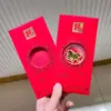 Nuevos Sobres Rojos para el Año Nuevo Chino del Caballo, Pegatinas para Teléfono con Oro Puro 999, Hazte Rico al Instante, Obtén Dinero al Instante, Regalo para la Reunión Anual de la Empresa