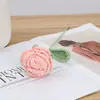 Rosa de fio de simulação atacado rosa artificial feito à mão cor única decoração de casa presente de festival