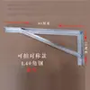 Suporte de prateleira de cantoneira estrutura triangular de cantoneira de aço suporte de prateleira para serviço pesado montado na parede suporte de divisória fixação de cabo de ferro espessado
