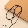 Corda trançada ajustável de 1,5 mm, corda de nylon semiacabada para colares, materiais de artesanato DIY, cordão para pingente, atacado