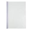 A4 Rod Clip Morandi Drop-shaped Thicked Large-capacity Office Supplies Brief Clip Folder Álbum de armazenamento bonito