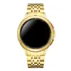 Adequado para pulseira Samsung galaxy watt4 aço inoxidável sete-planta cinto de aço curvo fivela plana 42/46mm em estoque