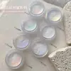 Produtos de nail art de alta qualidade, populares e em alta: pó lunar, pó perolado branco, pó camaleão, pó de glitter ultrabrilhante, pó iridescente cristal de gelo e pó aurora