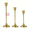 Conjunto Criativo de Velas de Ferro para Casamento Transfronteiriço, Galvanizado a Ouro, Peça Única para Decoração de Casa, Restaurante Ocidental, Bar e Mesa de Jantar