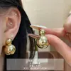 Aretes de Acero con Pin Ovalado Irregular Exagerado Europeo y Americano para Mujer, Nicho, Simples, de Nueva Moda