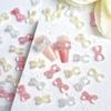 Pajarita con forma de lazo de perla de imitación, crema casera con pegamento, material para carcasa de teléfono móvil, accesorios de joyería DIY al por mayor