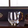 Taza de Agua Vintage Esmaltada de Fabricante Vaso Souvenir Taza de Café Taza para el Hogar Taza de Té Lujo Ligero Personalizada
