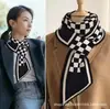 Moda Otoño e Invierno Bufanda Cálida Versátil Calentador de Cuello de Doble Cara Conveniente Nuevo Tejido Grueso Suave Temperamento