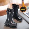 Botas para Niña Moda Infantil Botas Largas 2026 Nuevo Estilo Invierno Niñas Con Felpa Botas Altas Zapatos de Algodón para Bebé Versátiles