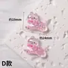 Acessórios Pequenos de Resina Atacado Gatinho Desenho Animado Pingentes para Sapatos Acessórios de Cabelo Infantis Brinquedos Cola AB Adesivos de Borracha Macia Luminosos