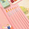 Lindu Nylon Hair Pontiagudo Cabeça Aquarela Enchimento Pigmento Pincel Estudante Pintado à Mão Conjunto Especial Guache Gancho Linha Caneta Propileno