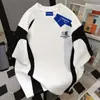 Camiseta de Manga Corta con Estampado de Letras Callejeras Personalizadas Verano 2025 Casual Holgada de Gama Alta Versátil Tops de Pareja Ins