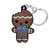 Llavero colgante de PVC navideño, regalo publicitario, bonita joyería, accesorios para muñecas, fábrica en stock