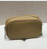 Bolso Pequeño Cuadrado de Piel de Vaca de Primera Capa, Bolso de Hombro de Moda, Neceser para Labiales y Maquillaje, Bolso de Almacenamiento con Cadena de Gran Capacidad, Estilo Urbano y Sencillo