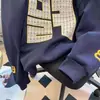 Novo estilo de inverno moletom com capuz de algodão pesado solto bordado com letra para mulheres e homens, jaqueta estilo americano oversized, moderno e único