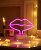 Fornecimento direto da fábrica lâmpada de néon led criativa lâmpada de mesa de amor lâmpada de decoração de quarto de dormitório romântico lâmpada de pêndulo de lanterna