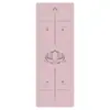 Tapete de Yoga PU Borracha Fosco Sem Cheiro Transfronteiriço, Antiderrapante, Espessado, Absorvente de Suor, Tapete Esportivo para Fitness, Tapete de Luxo, Tapete Profissional